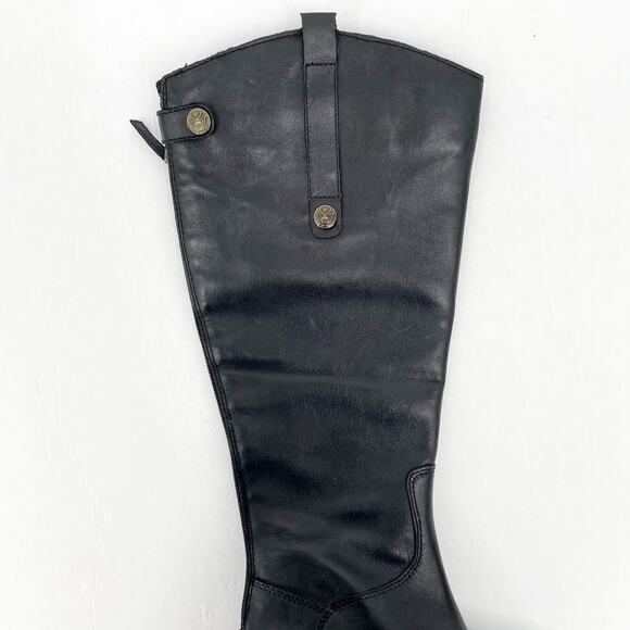 Sam Edelman Womens Penny Riding Boot US 4 EU 33.5 Wide Calf Black Leather NWOB - Picture 13 of 13